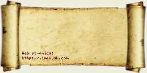 Irena Hrnjaković vizit kartica